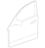 2077200205 - : Door Shell for Mercedes-Benz Image