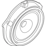 KB3Z18808JA - Body: Front Dr Speaker for Ford Image
