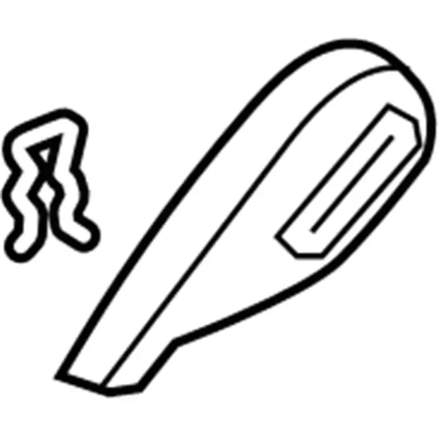 HS7Z5461199AA - Body: Adjust Handle for Ford: Fusion, Police Responder Hybrid, SSV Plug-In Hybrid Image