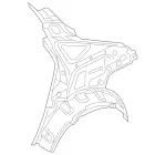 2546301103 - Side Walls: Side Wall for Mercedes-Benz: GLC300, GLC350e, GLC43 AMG, GLC63 AMG S E Performance Image