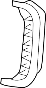 261523W700 - : Fog Lamp Bezel for Infiniti Image