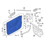 KB3Z2623943CD - Body: Door Trim Panel for Ford Image
