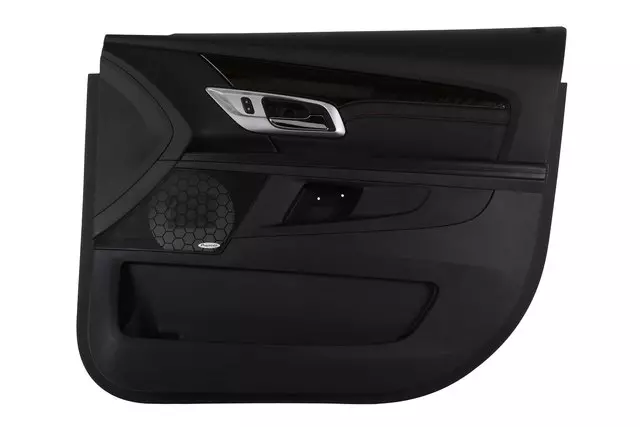 Jet Black Front Passenger Side Door Trim - GM (23363794)