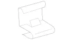 2119880978 - Covering and Lining: Clamp for Mercedes-Benz Image