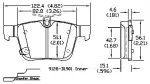 13054321 - Brake: Disc Brake Pad Set for OmniParts Image