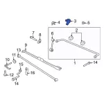 Genuine OEM Ford Left Stabilizer Bar Bracket – 4R3Z-5486-AA, Fits Mustang Freestar Monterey Windstar Taurus Sable Continental
