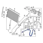 ML3Z19972J - : 2021-2023 Ford F-150 Discharge Line - Motorcraft (YF-38299) for Ford: F-150 Image