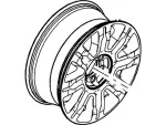 9L3Z1007FCP - : Wheel Assembly for Ford Image