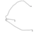 2198600092 - : Washer Hose for Mercedes-Benz Image