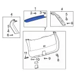 LJ6Z7841308AA - Body: Upper Trim for Ford: Escape Image