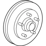 XL1Z1125AA - Brakes: Rotor for Ford Image
