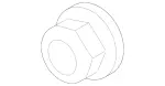 91302300600164 - Heating and Ventilation: Nut for Mercedes-Benz: Metris Image