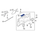 7L1Z7813530AB - Body: Utility Tray for Ford Image