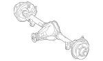 4633500201 - : Rear Axle for Mercedes-Benz Image