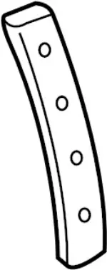 76818AG000 - Body: Pillar Cover for Infiniti Image