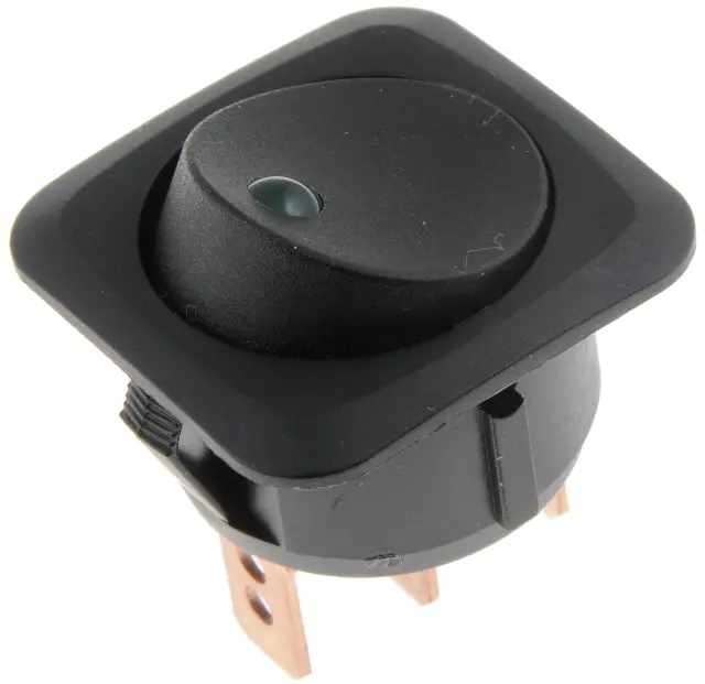 84883 - : Black Body/ Green LED Glow - Round Style for Dorman Image