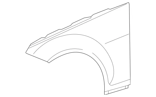 2048801318 - Detachable Parts: Fender, Front for Mercedes-Benz: C250, C300, C350 Image image