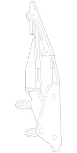 4635002600 - Cooling System: Radiator Bracket for Mercedes-Benz Image