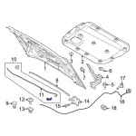 M2DZ16826AA - : Hood / Trunk Prop Rod for Ford: Bronco Image