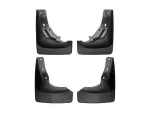 110111120111 - : Black MudFlap No-Drill DigitalFit® MudFlap Kit for WeatherTech Image