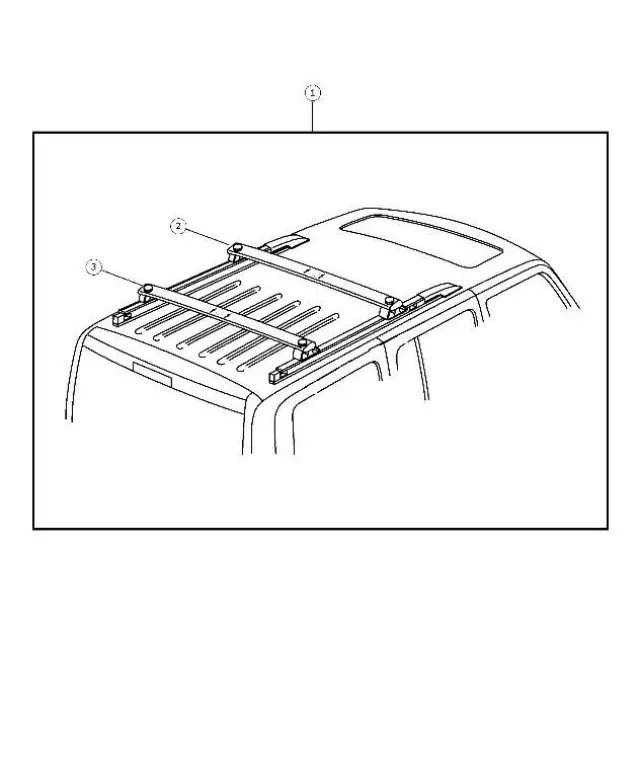 Roof Rack Kit - Mopar (82211457)
