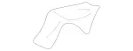 2028870245 - Attachment Parts: Baffle for Mercedes-Benz Image