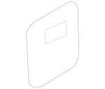 21168023399B51 - Body: Cover for Mercedes-Benz Image