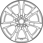 403007W025 - : Wheel, Alloy for INFINITI: G35 Image