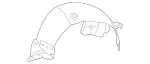 2086902762 - : Splash Shield for Mercedes-Benz Image