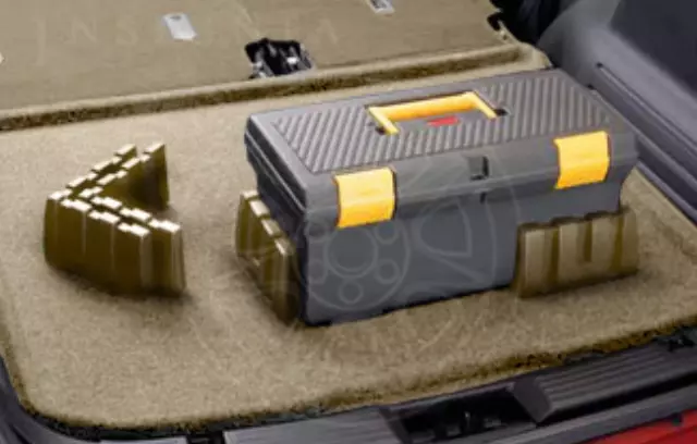 7T4Z7811600AC - Cargo Management: Cargo Logic System - Heathered Pebble for Ford: Edge | Lincoln: MKX Image