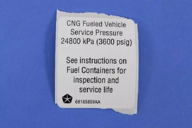 Cng Label - Mopar (68165859AA)