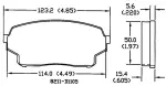 13050897 - : Disc Brake Pad Set for OmniParts Image
