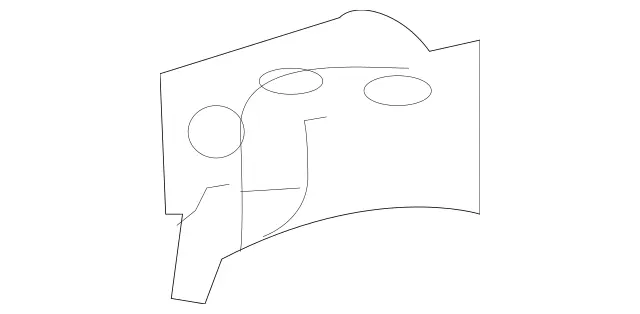 29913770 - Trim: Spring Clip for Mercedes-Benz: C250, C300, C350, GLK250, GLK350 Image image