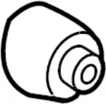 287167S600 - Body: Wiper Arm Seal for INFINITI: QX56 Image