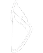 16768056009051 - : End Cap                                  for Mercedes-Benz: GLE 350, GLE 450, GLE 450 SUV, GLE 450e, GLE 53 AMG&amp;reg;, GLE 53 AMG&amp;reg; SUV, GLE 580, GLE 63 AMG&amp;reg; S, GLE 63 AMG&amp;reg; S SUV, GLS 450, GLS 580, GLS 63 AMG&amp;reg; Image