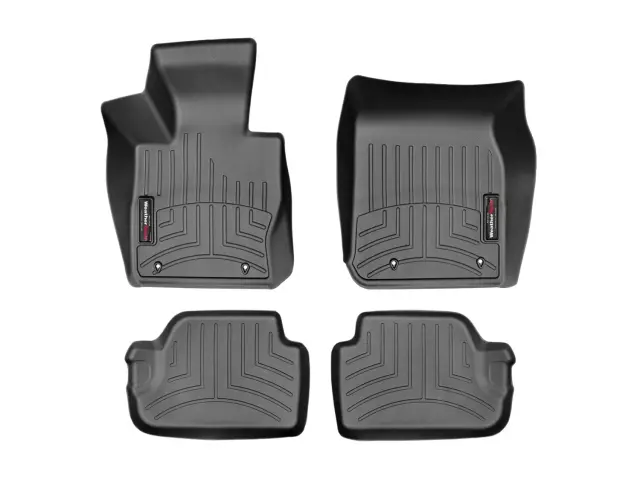 448261448232 - Accessories: Front &amp; Rear Black FloorLiner™ DigitalFit® for WeatherTech Image