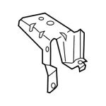 JX6Z10A666B - Electrical: Battery Holder for Ford Image