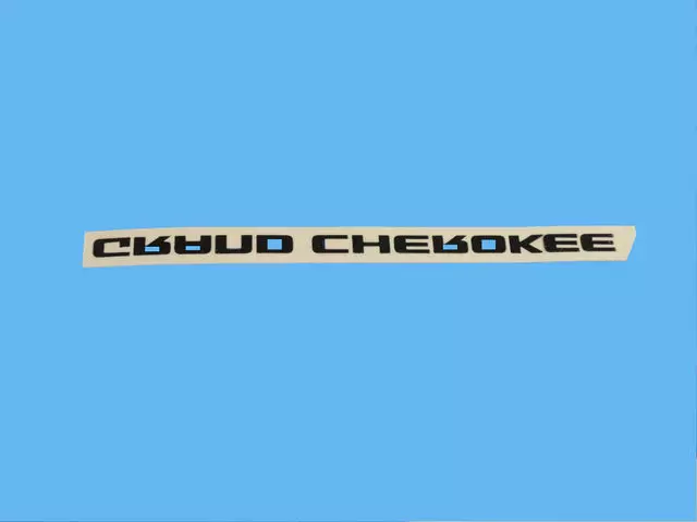 Front Door Nameplate - Mopar (68309843AA)