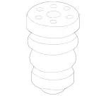 2463210206 - : Stop Buffer, Sh ABS for Mercedes-Benz Image