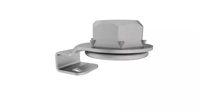 6508630AA - 2.4L Gas; Engine: Hex Flange Nut, Mounting for Mopar Image