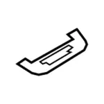 8A5Z54043C36AB - Body: Hinge Cover for Lincoln: MKS Image