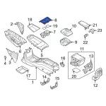 LJ8Z5813562AC - Body: Cup Holder Bezel for Ford: Mustang Mach-E Image