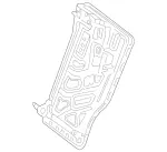 2059200132 - : Backrest Frame for Mercedes-Benz Image