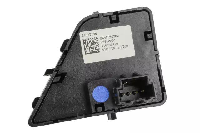 22845196 - : Black Carbon Metallic Passenger Seat Heater Switch for Chevrolet: Suburban, Suburban 3500 HD, Tahoe | GMC: Yukon, Yukon XL Image