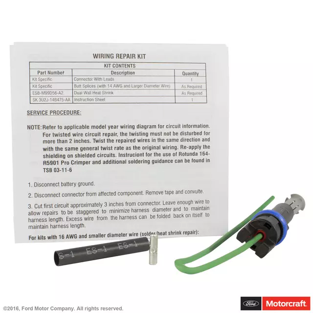 AU2Z14S411VA - : Wire Assembly for Ford Image