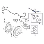 ML3Z2282L - Brakes: Brake Hose for Ford: F-150 Image
