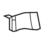 XC2Z1631010AAC - Body: Rear Quarter Trim for Ford: E-150, E-150 Club Wagon, E-250, E-350 Club Wagon, E-350 Super Duty, E-450 Super Duty Image