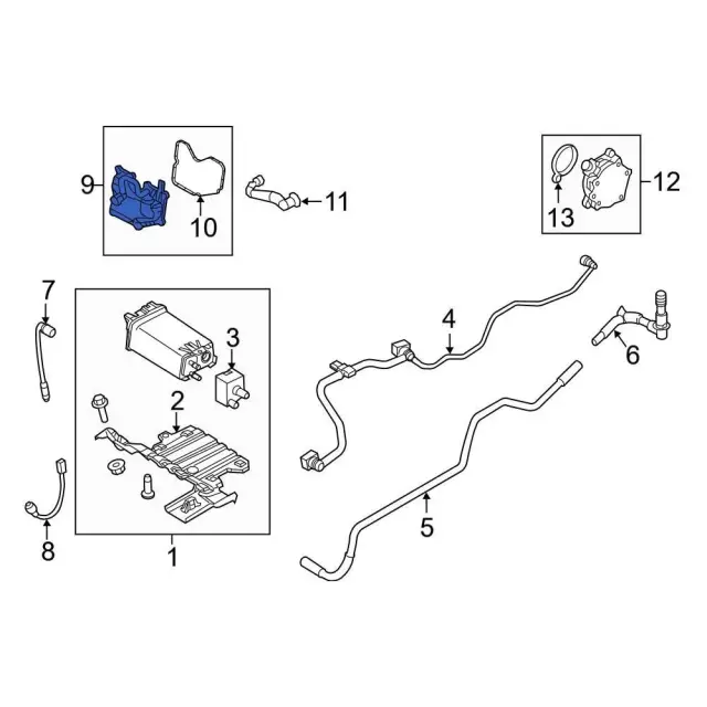 Vapor Canister Purge Valve Assembly - Ford (EJ7Z-6A785-C)