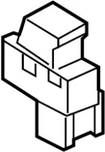 254213JA1A - Body: Window Switch for INFINITI: JX35, QX60 Image