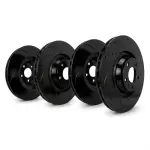 KTFRRFB001181 - : SP Performance, Rotors, Drilled &amp; Slotted, Black Zinc Coated, Kit for SP Performance Image
